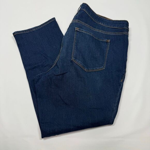 Old Navy Mid Rise power slim straight women’s denim jeans size 22 NWT - Picture 1 of 8